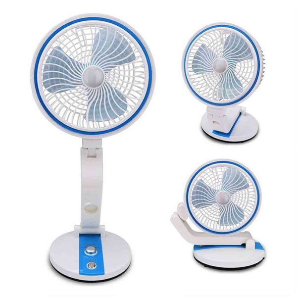 LR-2018 USB Rechargeable Folding Fan With LED Light