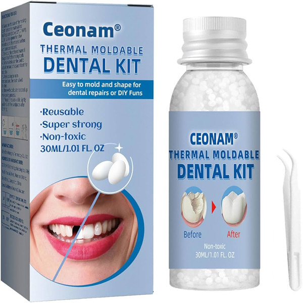 Temporary Tooth Repair Kit Adhesive Teeth Gaps for Broken Big Gaps 10ml